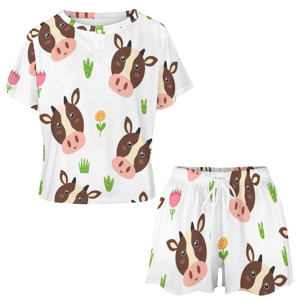 Moo-dorables Sommer-Pyjama-Set 🐄