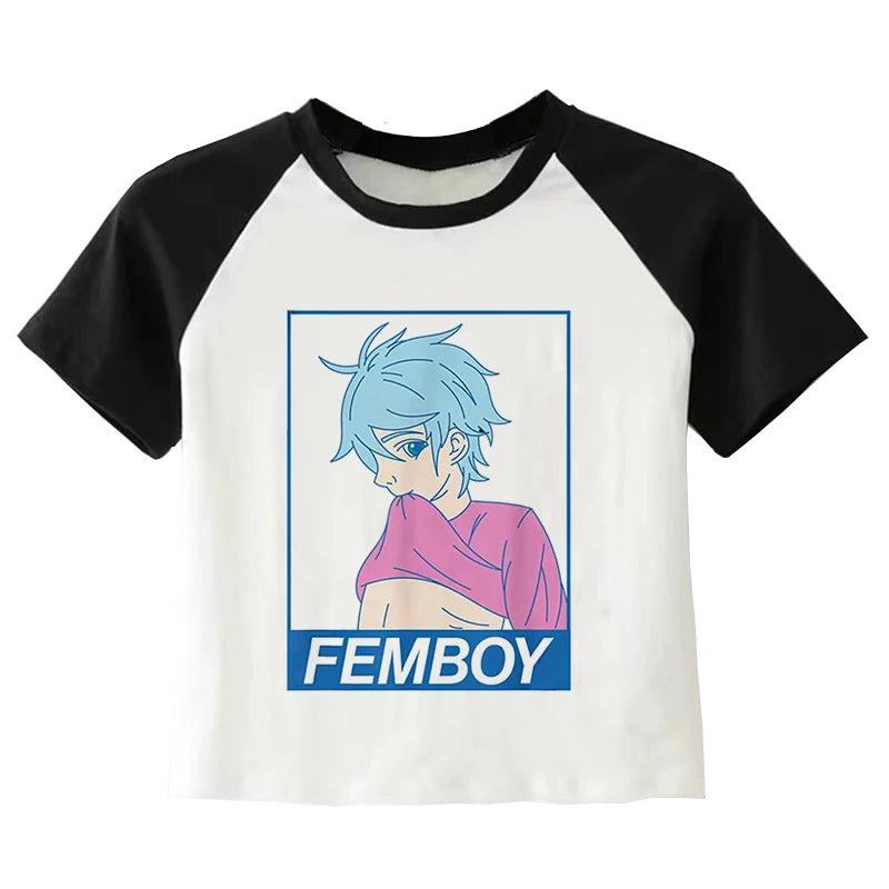 Beiß mich Femboy Crop Top