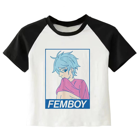 Bite Me Femboy Crop Top