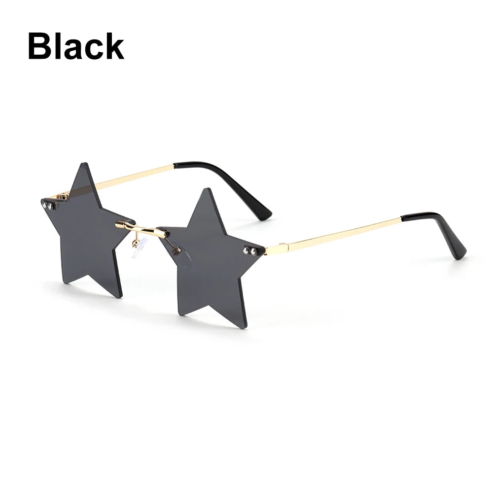 Gafas de sol con forma de estrella estelar