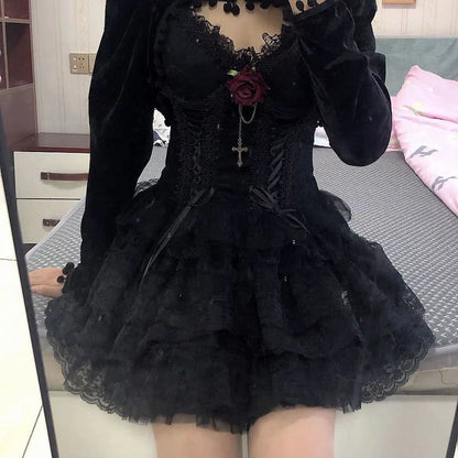 Shadow Lace Tutu Skirt