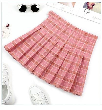 Kawaii Plaid Dreams Skirt