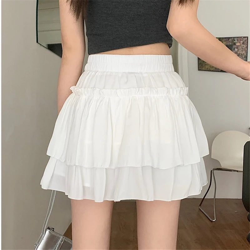 Chiffon Daydream Ruffle Skirt