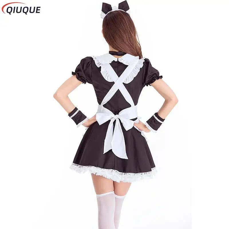 Midnight Whiskers Lolita Cat Maid Dress