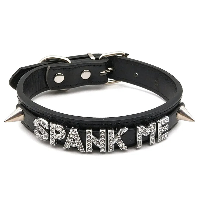 Good Boy Punk Rivet Choker